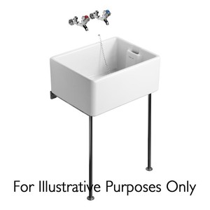 Details About Belfast Sink Stand Polished Stainless Steel Legs 800mm Alloy Bearer 330 Mm