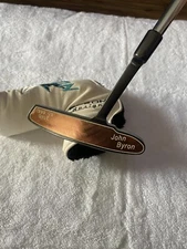1999 John Byron CB Dale Head Centerblade Putter W/ Head Cover R/H 35” ***Nice***