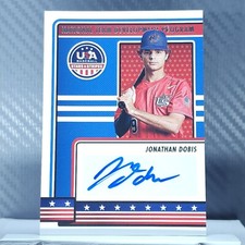 Jonathan Dobis 2023 USA Baseball DEVELOPMENT PROGRAM SIGNATURES BLUE #NTDP-JD
