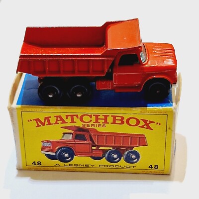 Moko Lesney Matchbox - 48c - Dodge Dumper Truck - Near Mint in Box