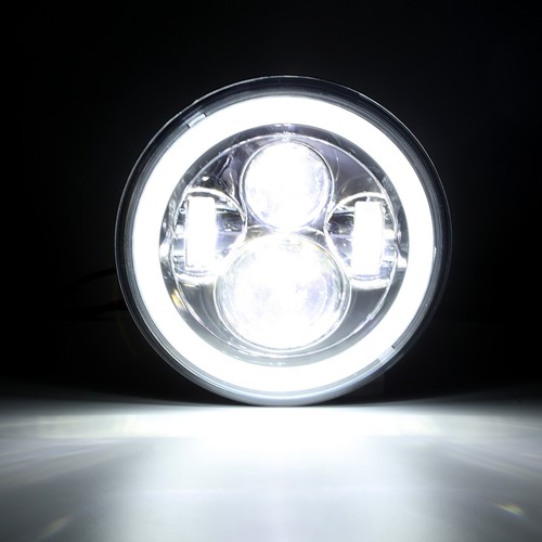 7" LED Headlight + Spot Passing Lights Bar for Harley Road King Classic FLHRC - Picture 5 of 12