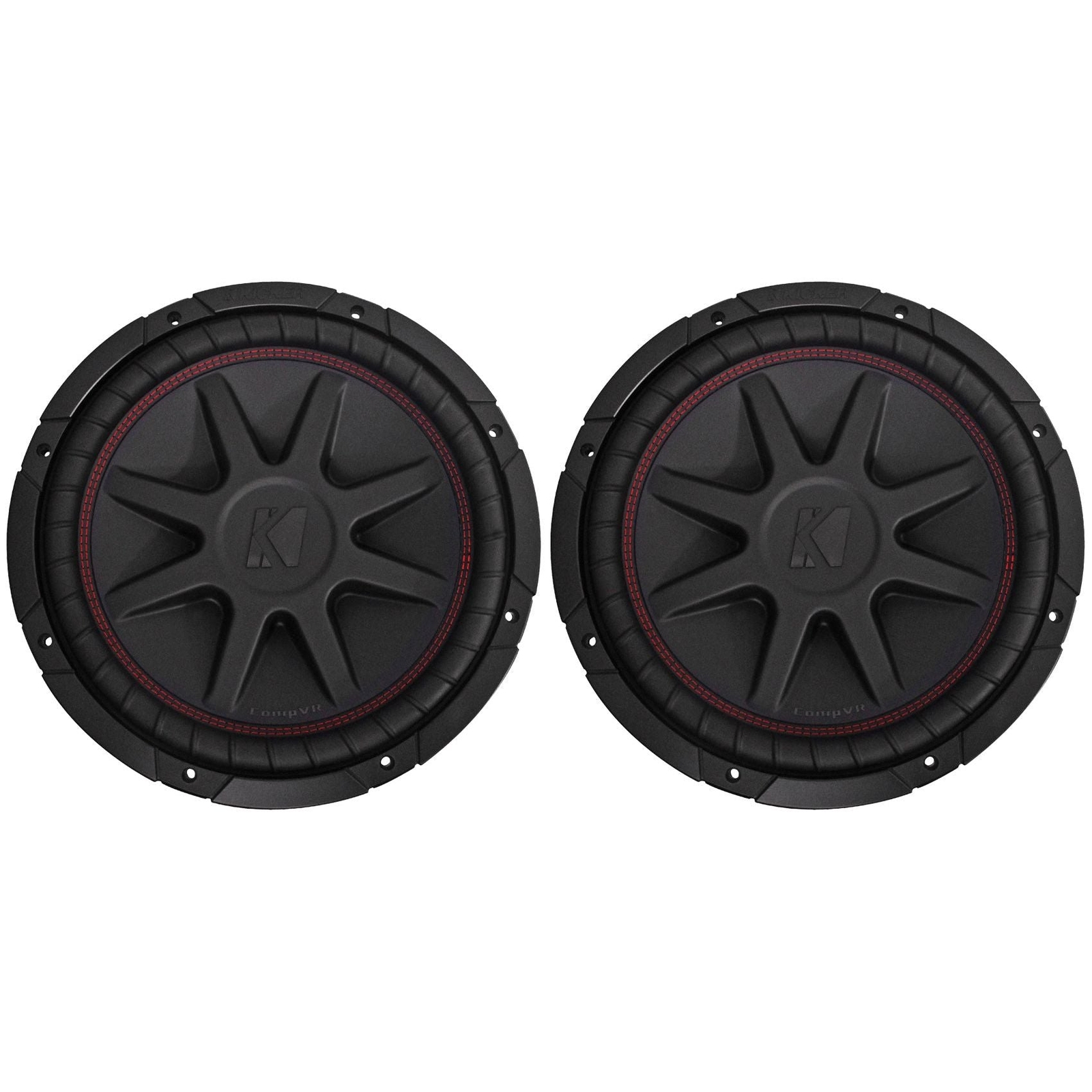 2 Kicker 43CVR122 COMPVR 12 автомобильных аудиосистем мощностью 1600 Вт сабвуферы CVR12-2 44690₽