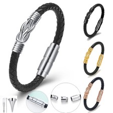 Cylinder Cremation Bracelet for Ashes Urn Jewelry Stainless Steel Memorial Gifts