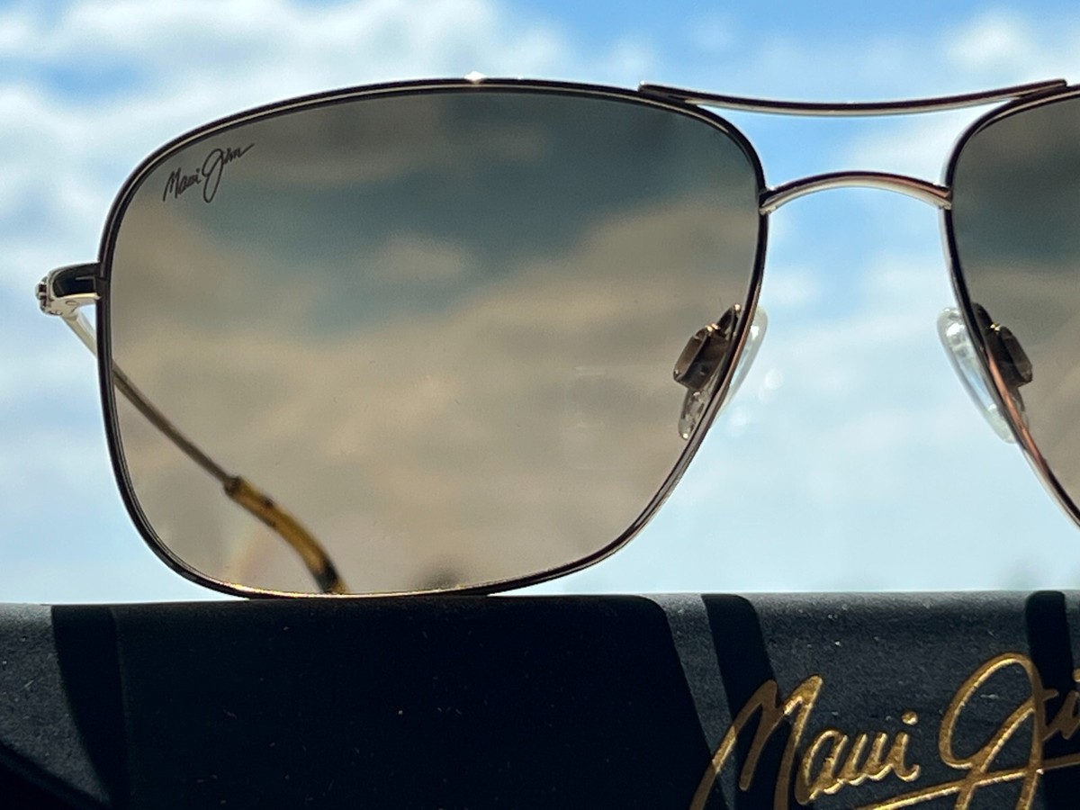 Maui Jim Wiki Wiki MJ-246-17 Titanium Frame Sunglasses Maui Jim WIKI WIKI MJ246-17 Titanium Silver FRAME main image 3