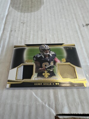 Kenny Stills 2013 Topps Prime Rookie Dual Patch #DR-KS #16/75