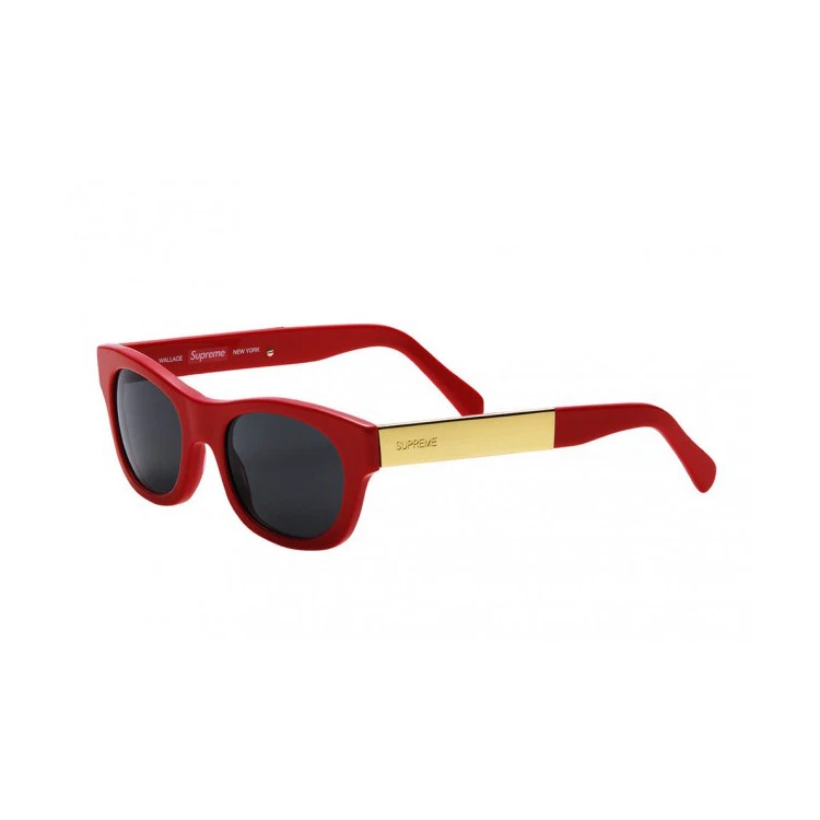Lunettes de soleil Supreme Wallace 2013 SS13 vintage boîte en or logo LV Louis neuves   Rouge