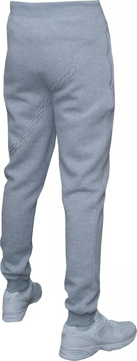 Plain grey shop joggers mens