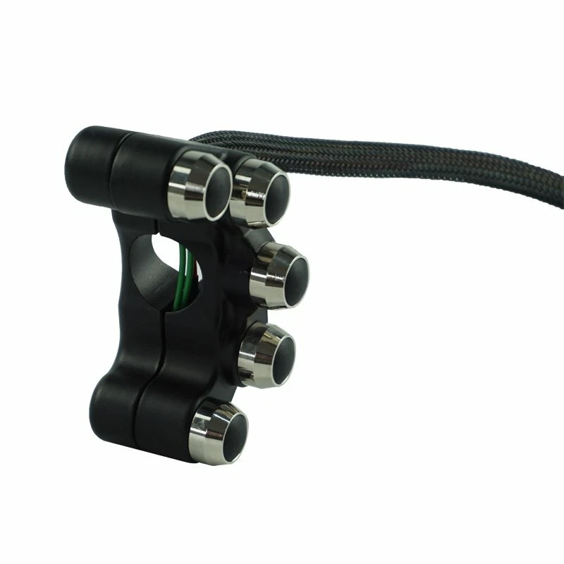 US 7/8" 22mm motorcycle handlebar switch 5 Push Button Latching Momentary Action - Image 4 of 4