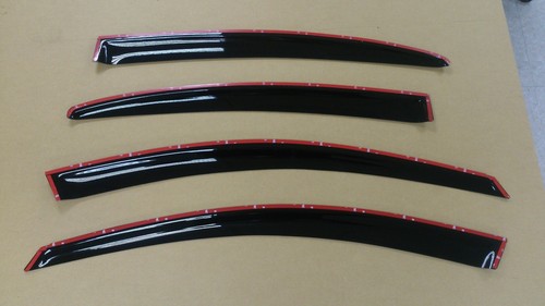 Mazda 3 2010-2012 4D Window Visor Vent Sun Shade Rain Guard 4pcs - Picture 5 of 5