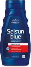 selsun blue medicated maximum strength dandruff shampoo, 11 fl oz.