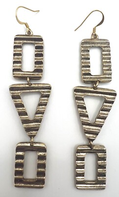 Belle Noel Kim Kardashian 14-Karat Gold Plated Triple Drop Earrings