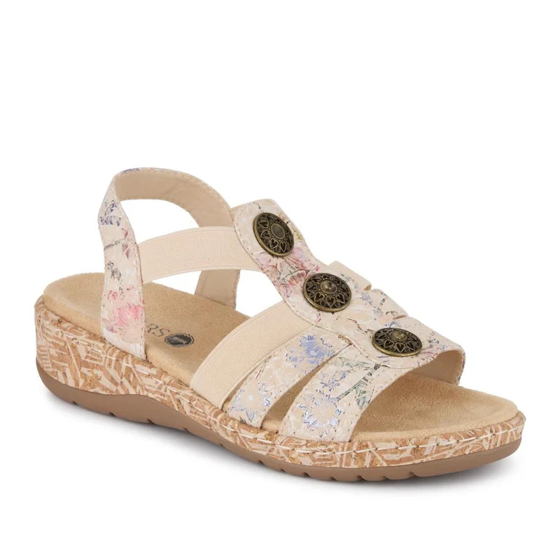 Wedge Sandals Pavers Sandals PAVERS WIDE FIT FLORAL SANDALS