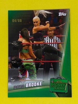 Dana Brooke WWE Topps Money In The Bank Numbered Parallel /99 Wrestling Card