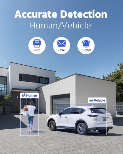 3K Lite Security Camera System Outdoor with AI Human/Vehicle Detection, 8CH H... - Picture 2 of 9