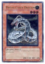 Yugioh! MP Proto-Cyber Dragon - SOI-EN010 - Ultimate Rare - Unlimited Edition Mo