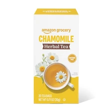 Amazon Grocery Chamomile Herbal Tea Bags 20 Ct Previously Happy Belly Packagi...