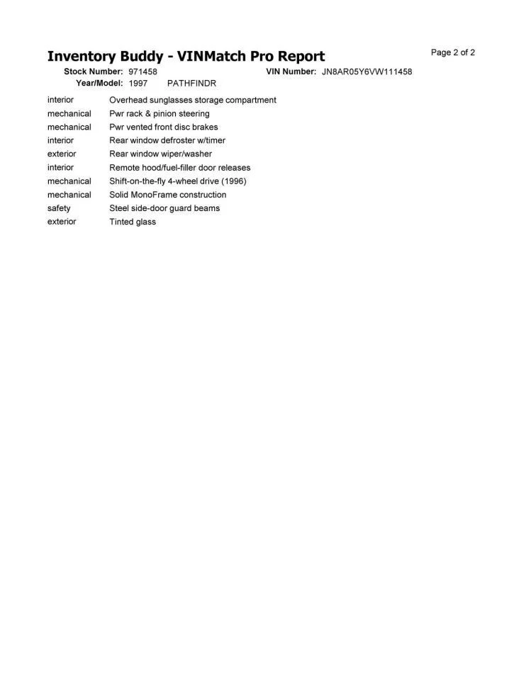 Husillo/nudillo delantero derecho pasajero 12/96 se adapta a 97 Infiniti QX4 365045 Foto 3 de 4