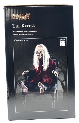 Crypt Keeper Tales From The Crypt Animatronic Horror Prop Spirit Halloween NEW - Picture 2 of 6