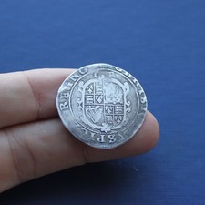 Hammered Silver Coin Charles 1st Shilling c 1630 AD
