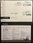 #4073 Champlain w/Canada stamp FDC Ceremony Program with autographs