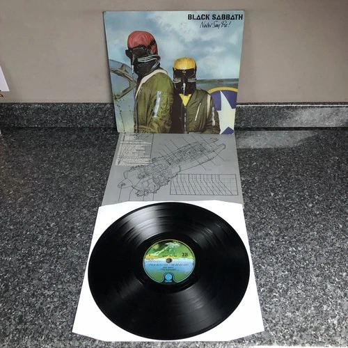 LP VINYL BLACK SABBATH ALBUM NEVER SAY DIE VERTIGO 9102 751 UK 1ST PRESS EX/EX+
