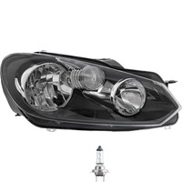 Scheinwerfer Rechts FüR VW Golf VI 6 1K AJ5 Bj. 08-13 Inkl Philips H7/H15 Motor