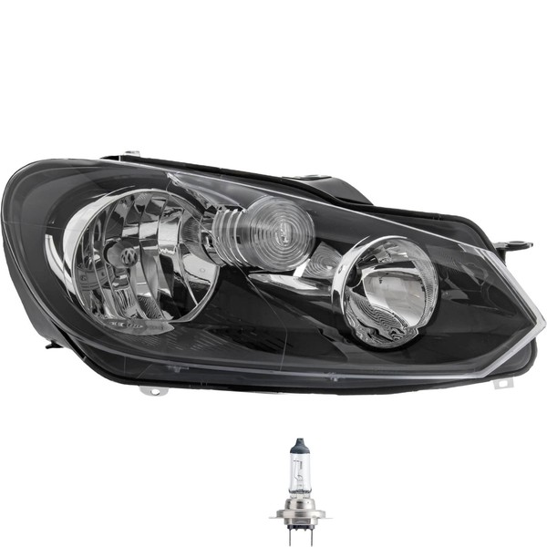 Scheinwerfer Rechts FüR VW Golf VI 6 1K AJ5 Bj. 08-13 Inkl Philips H7/H15 Motor-image