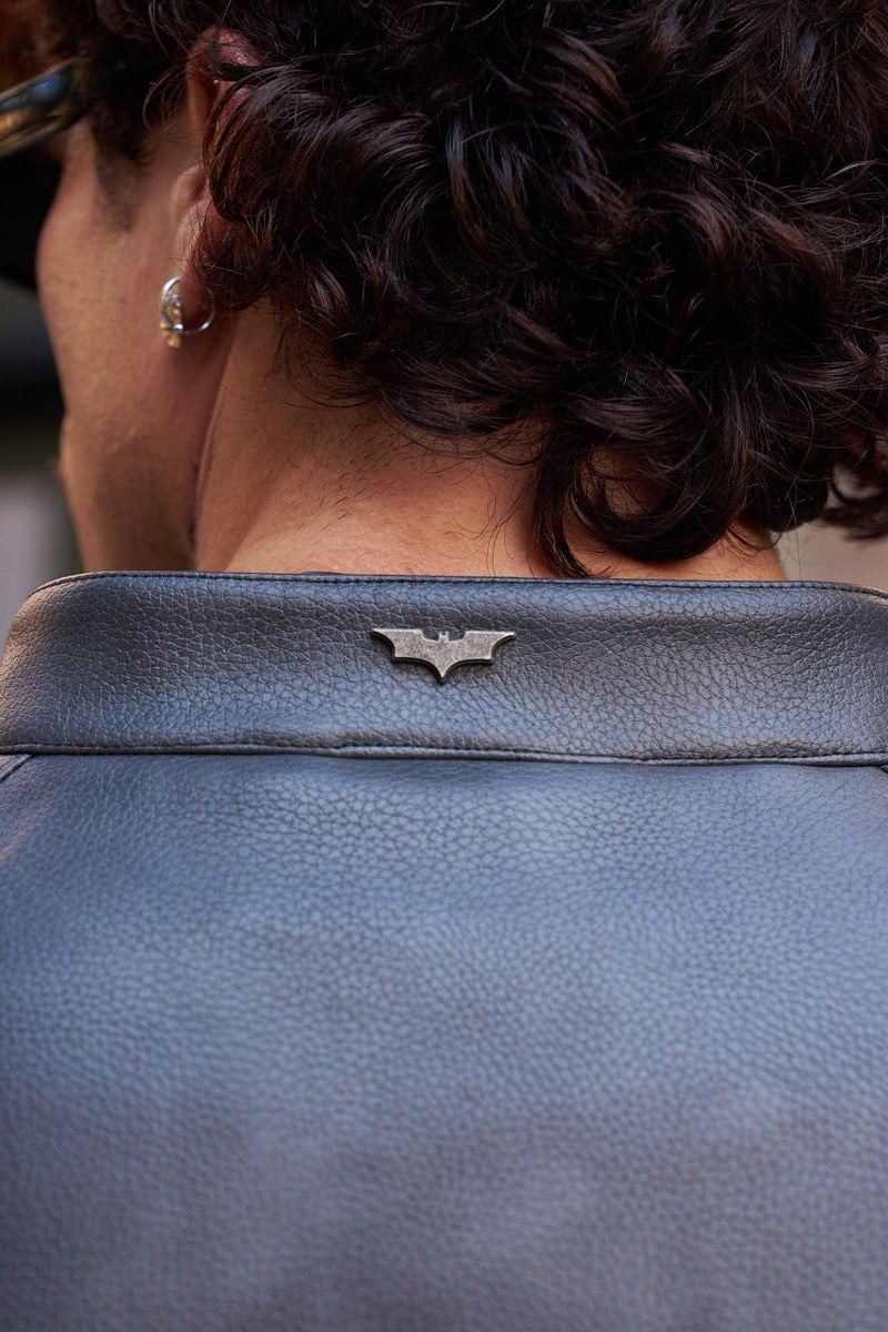 YOUNGLA (SOLD OUT) - 5214 - BATMAN LEATHER JACKETS - BLACK - MEDIUM