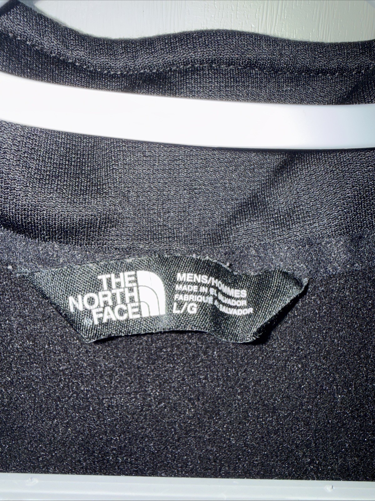 The North Face Men’s Fleece Pullover 1/4 Zip Black Blue Accent Size Large  thumbnail 2