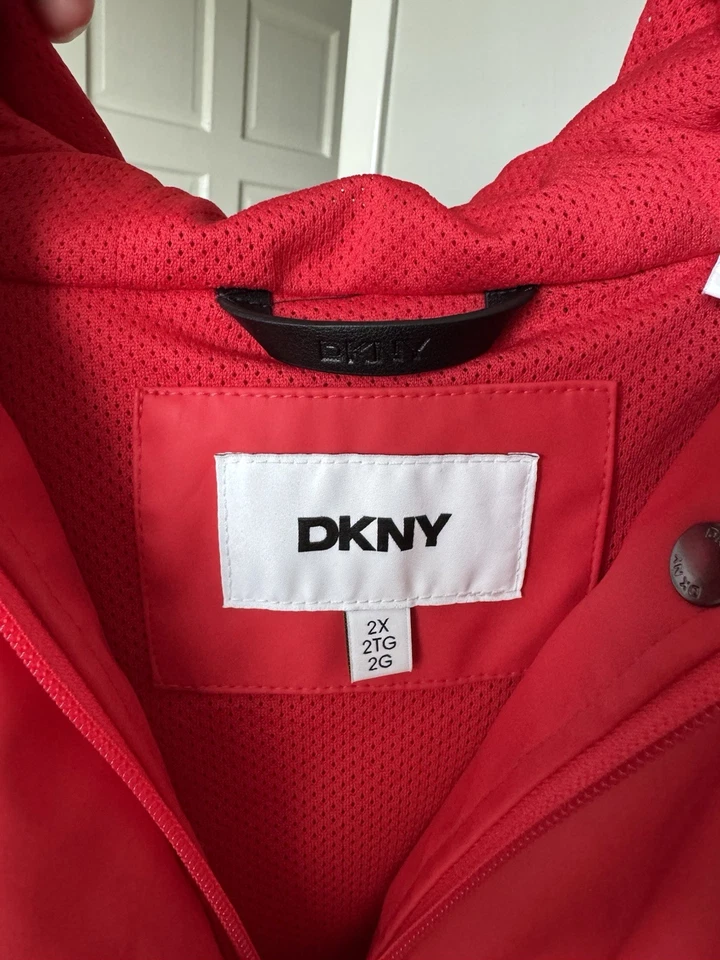Abrigo para mujer DKNY talla 2X Foto 3 de 4