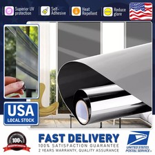 One Way Mirror Tint Window Film Privacy Protect UV Reflective Sun Block For Home