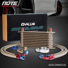 10 Row An10 Universal Remote Stacked Plate Engine Oil Cooler Filter Adapter Kit