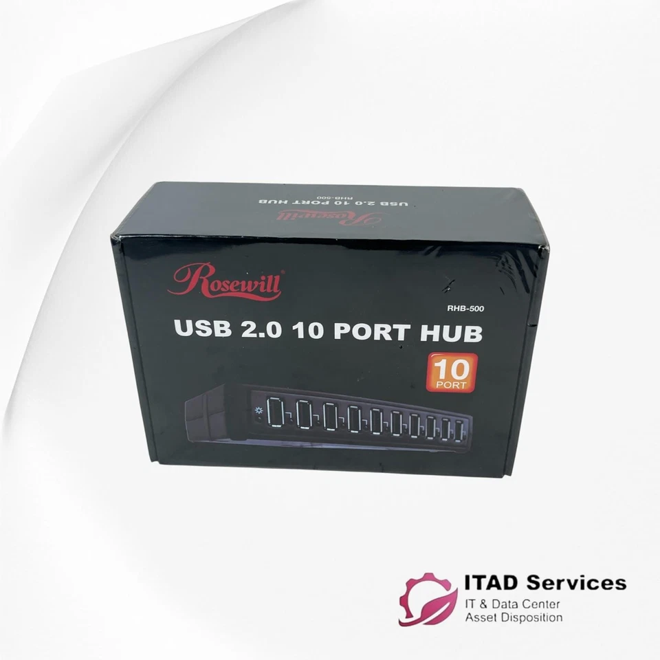 ROSEWILL RHUB-500 USB 2.0 10 PORT HUB - Image 2 of 3