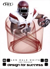2006 SAGE HIT Design for Success Silver #D21 LenDale White - FB