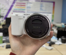 Sony Alpha ZVE10 4K Mirrorless Interchangeable Lens 16-50mm English White
