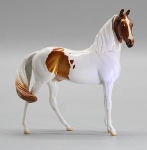 Peter Stone Chip Morgan Horse Factory Custom Gloss Chestnut Pinto Little Expo