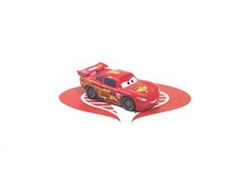 World of Cars Die Cast Lightning McQueen 3" Long 1:55 Scale Disney Pixar MATTEL