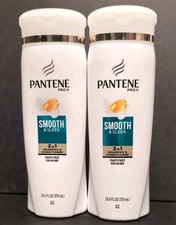 Pantene Pro-V 2 in 1 Smooth  Sleek Shampoo  Conditioner 12.6 fl oz Pack of 2