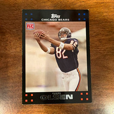 Topps 2007 Greg Olsen Rookie #338 Chicago Bears Football Trading Card. rookie card picture