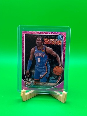 2025-26 Bowman Chrome #BCV-107 JALEN WILLIAMS Pink Mojo Refractor /199 THUNDER