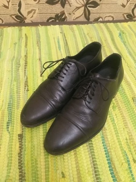Men Reiss Heels Black Leather 41