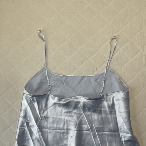 Club Monaco Camisole Women’s XS Silk Blue Cami Adjustable Straps - 第 8/8 張圖片