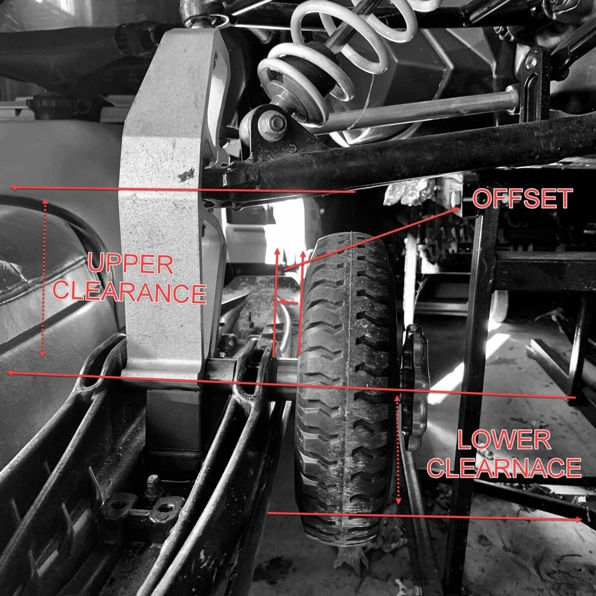 Terick Solutions 10 in. Wide 1 in. Offset EZ Wheelz EZW-10100C