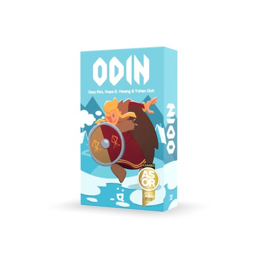 Helvetiq | Odin | Card Game | Ages 7+ | 2-6 Players | 15 Minutes Playing Time, 