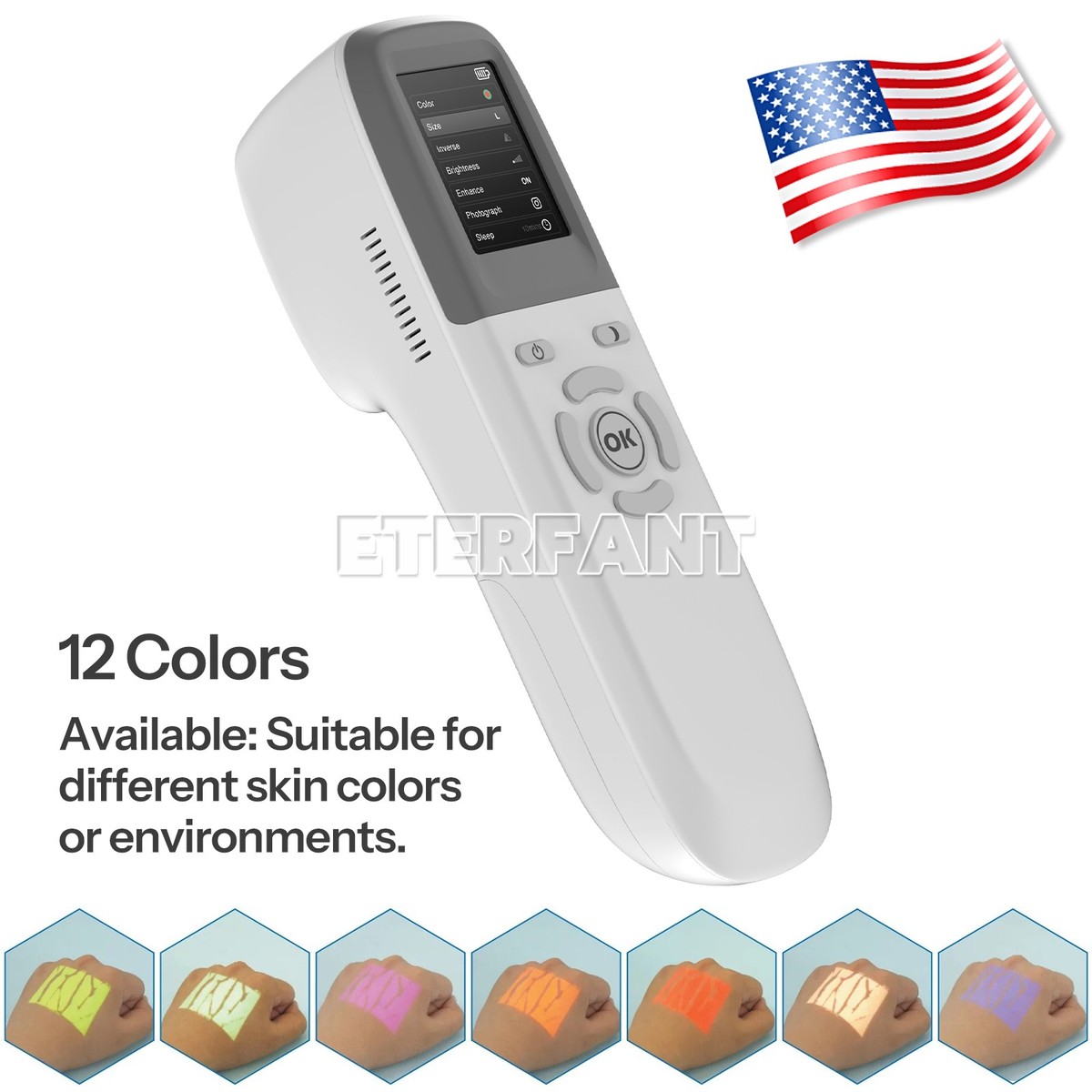 ボディ・フェイスケア vein display instrument Amazon.com: Handheld