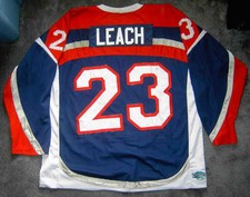 2006-07 Elmira Jackals Game Worn Hockey Jersey #23 Andrew Leach