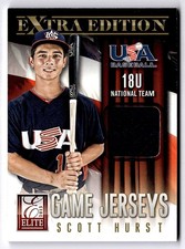 2013 Scott Hurst USA 18U Game‑Worn Jersey Relic Panini Elite