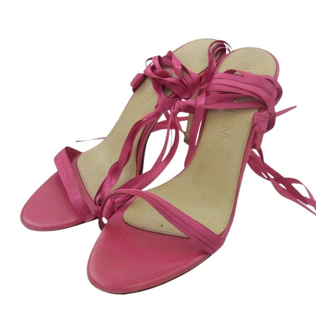 YVES SAINT LAURENT 107659 F2400 sandali con tacco rosa 35 5 usati LIFE 0