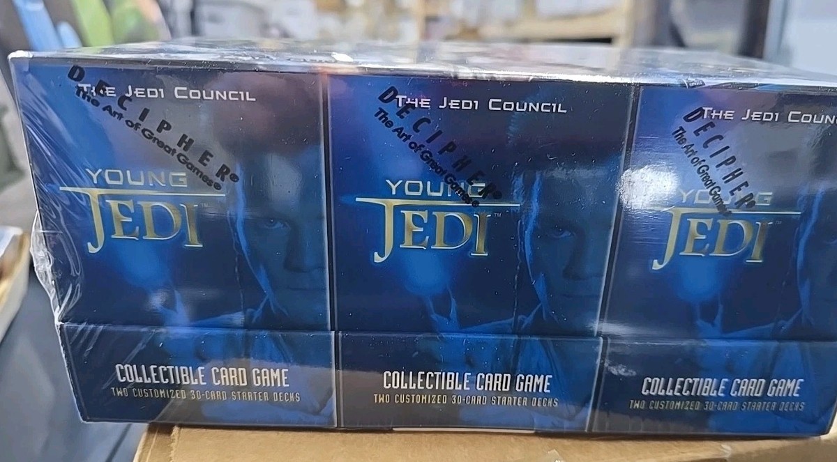 Young Jedi CCG The Jedi Council Starter Deck (12 decks) Factory-Sealed Box,  NEW | eBay
