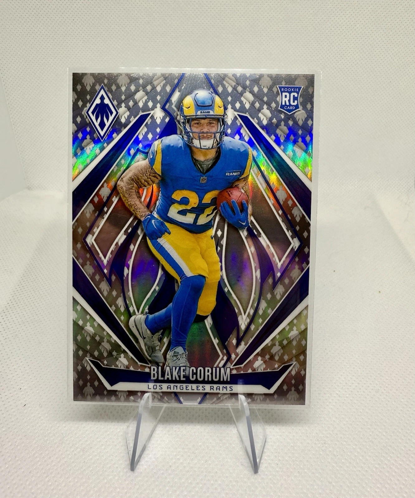 2024 Panini Phoenix Blake Corum #158 Silver Prizm /399 Rookie Card